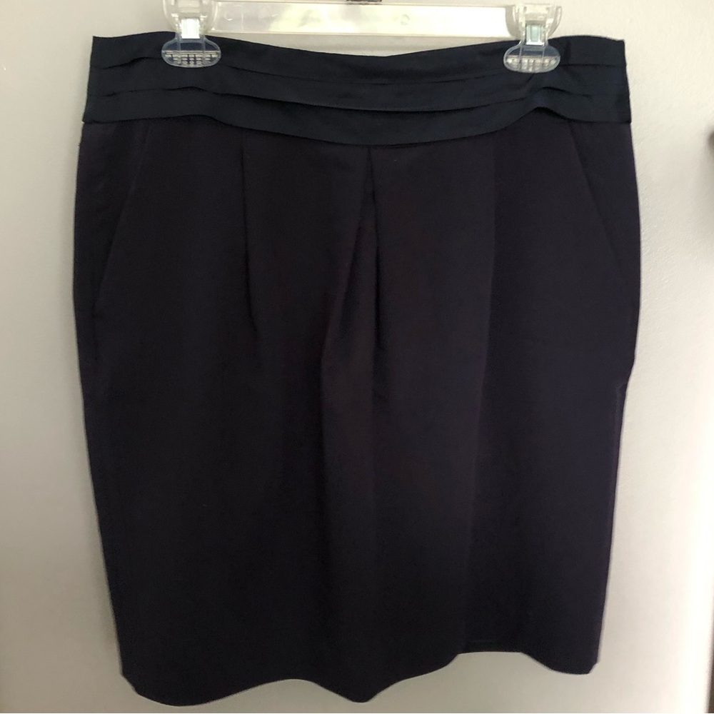 Navy Pencil Skirt